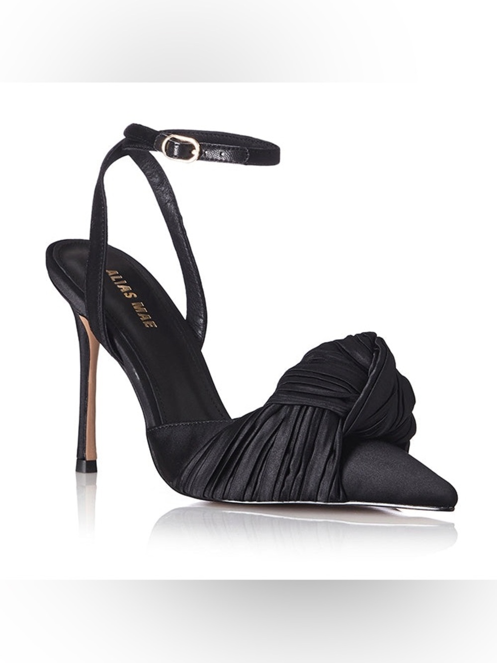 Alias Mae Bonnie Heels in black satin size 37